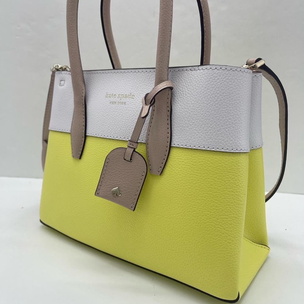 Kate Spade Eva Colorblock Small Top Zip Satchel Crossbody 
Limelight Multi 
NWT - Picture 4 of 16